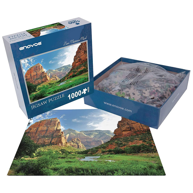 Puzzles for adults 1000 pieces - with Zion National Park - challenging