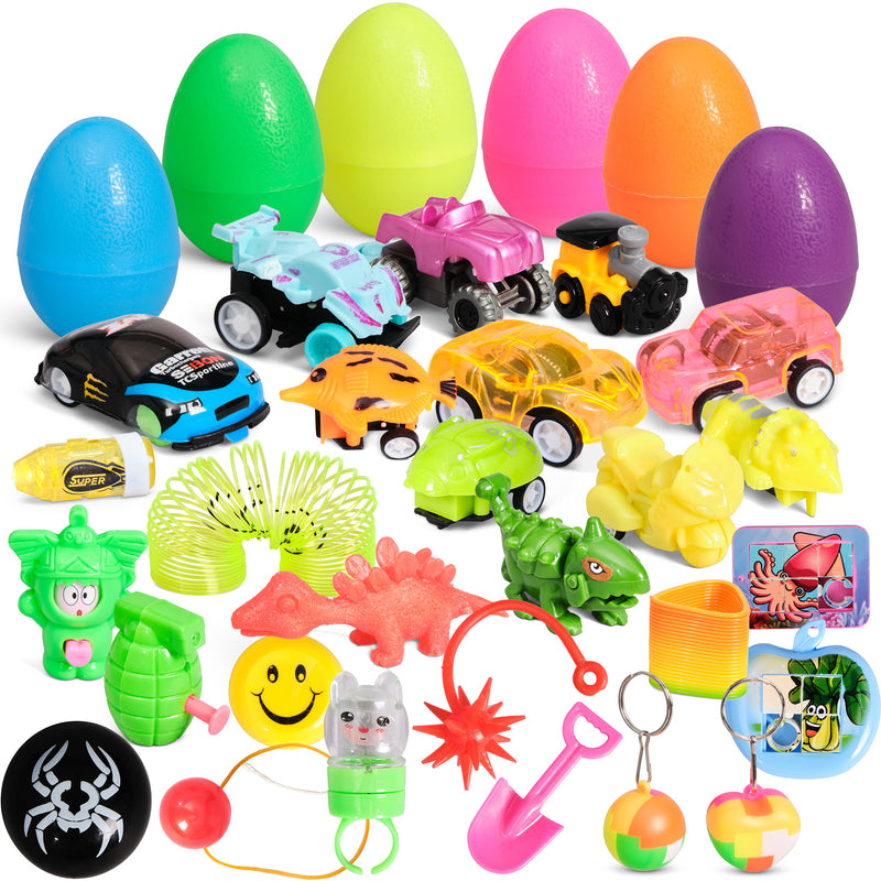 Easter eggs filled with 30 mini toys and surprises for toddlers each