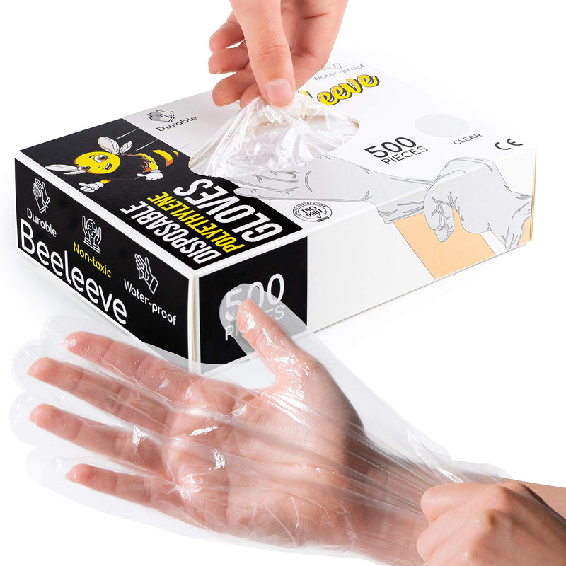 3x500box disposable gloves made of plastic color variants disposable gloves for