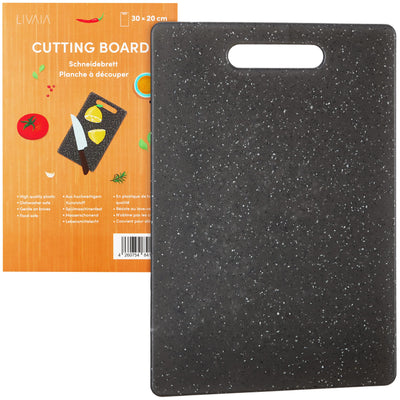 Large plastic cutting board. High-quality plastic breakfast board