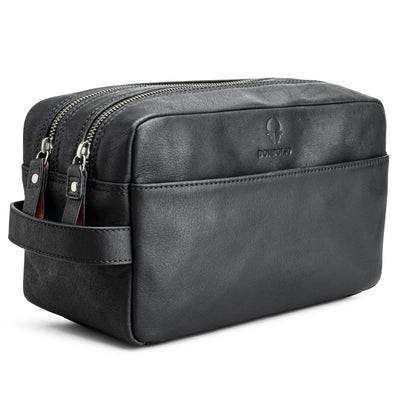 Toiletry Bag Stockholm I Women's and Men's Toiletry Bag Made of Leather I Premium