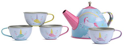 Children's play tin tea set carrying bag children's tableware play kitchen 15