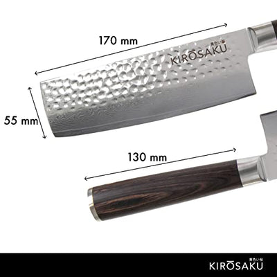 KIROSAKU PREMIUM NAKIRI KNIFE DAMASK