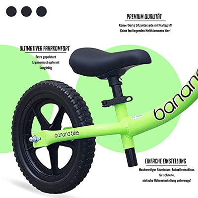 BANANA BIKE LT WHEEL BIKE - ULTRALIGHT CHILDREN'S BIKE FROM 2 YEARS