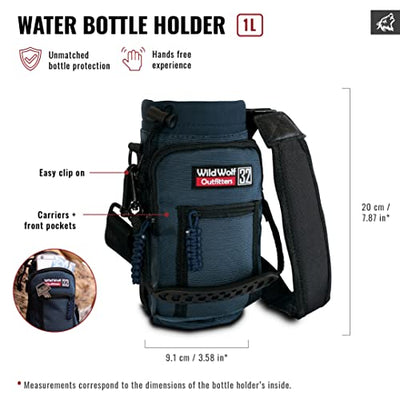 Bag for water bottle from Molle bottle holder backpack