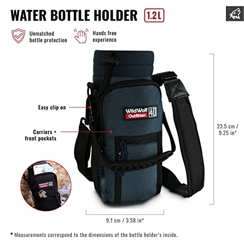 Bag for water bottle from Molle bottle holder backpack