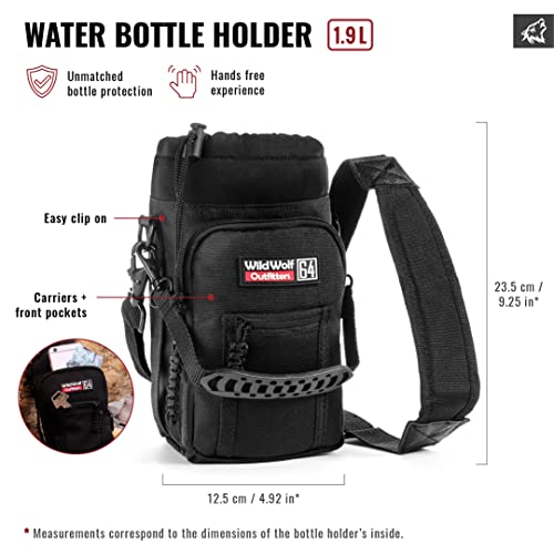 Bag for water bottle from Molle bottle holder backpack