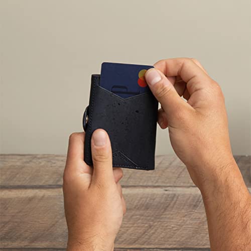 Slim Wallet Nextgen Leather I Small Wallet with Coin Compartment I Wallet with RFID