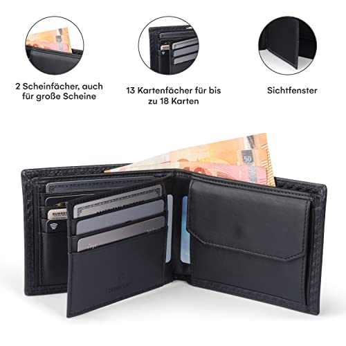 Zurich Wallet I Large Leather Wallet for Men I Wallet