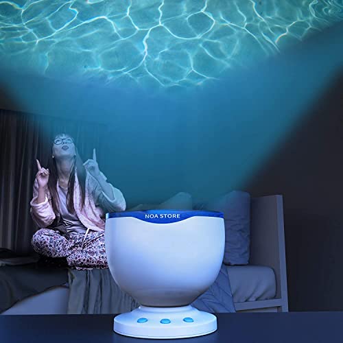 NOA STORE CALMING AUTISM LED LIGHT PROJECTOR TOY RELAXATION BLUE NIGHT MUSIC PROJECTION