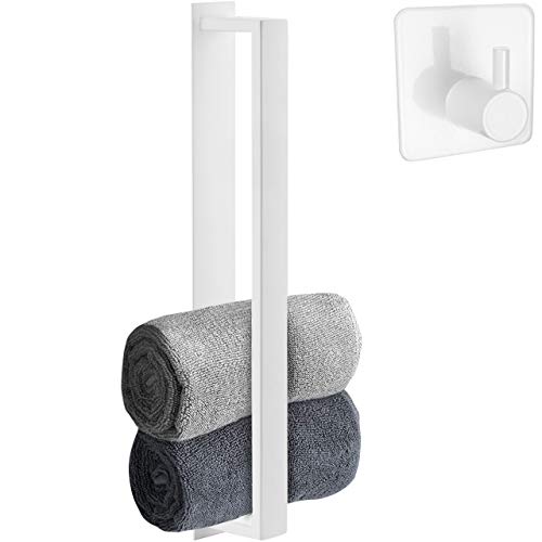 Guest towel holder/bathroom towel holder without drilling, self-adhesive