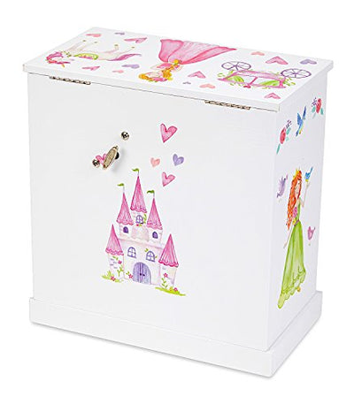 JEWELKEEPER - UNICORN MUSIC BOX JEWELRY BOX WITH 3 EXTENDABLE COMPARTMENTS