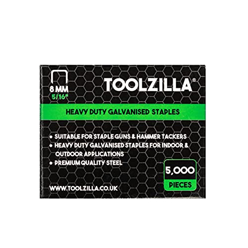 Staples for staple gun robust galvanized 6 mm 5000 pieces