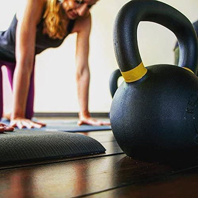 Kettlebell weights made of cast iron powder coating for optimal performance