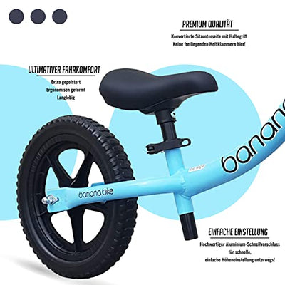 BANANA BIKE LT WHEEL BIKE - ULTRALIGHT CHILDREN'S BIKE FROM 2 YEARS OLD