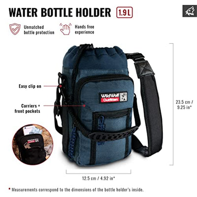 Bag for water bottle from Molle bottle holder backpack