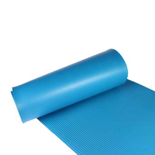 Yoga Set Including Workout I Yoga Roll Blue 90 x 15 cm Gymnastics Mat Blue 190