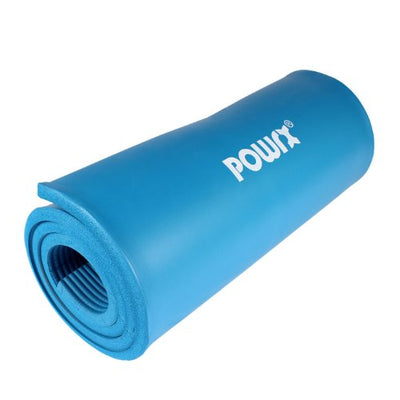 Yoga Set Including Workout I Yoga Roll Blue 90 x 15 cm Gymnastics Mat Blue 190