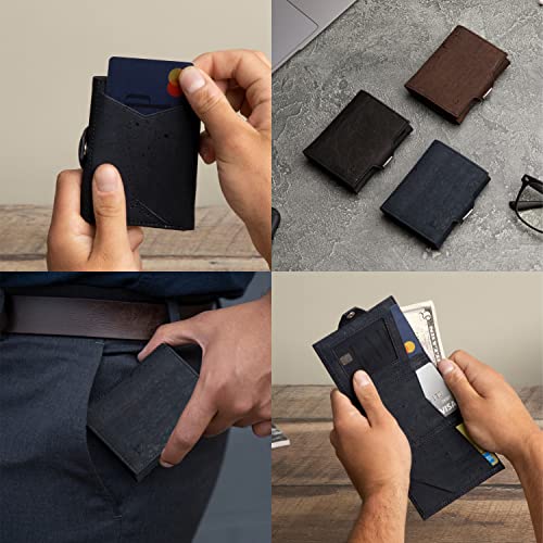 Slim Wallet Nextgen Leather I Small Wallet with Coin Compartment I Wallet with RFID