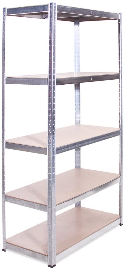 Garage Shelving 180cm X 90cm X 30cmheavy Duty Shelves For Storage 2 Black