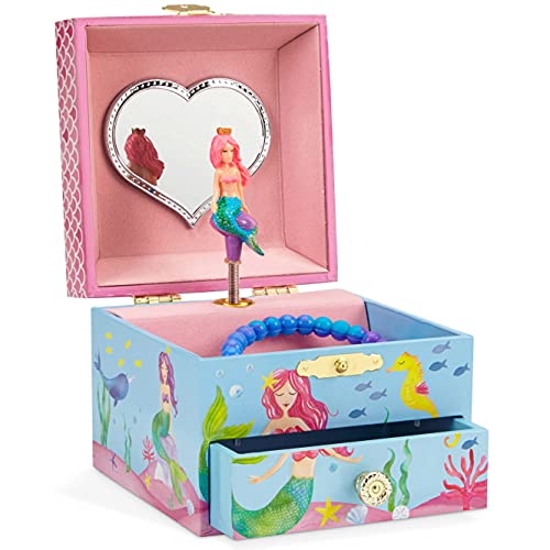 Musical Jewelry Box With Glittering Spinning Unicorn