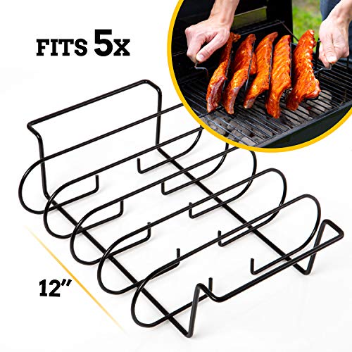 MOUNTAIN GRILLERS SPARE RIBS HOLDER FOR SMOKER