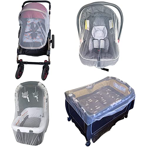 ENOVOE MOSQUITO NET FOR STROLLERS - HEAVY DUTY MOSQUITO NET FOR STROLLERS - PERFECT INSECT NET FOR STROLLERS