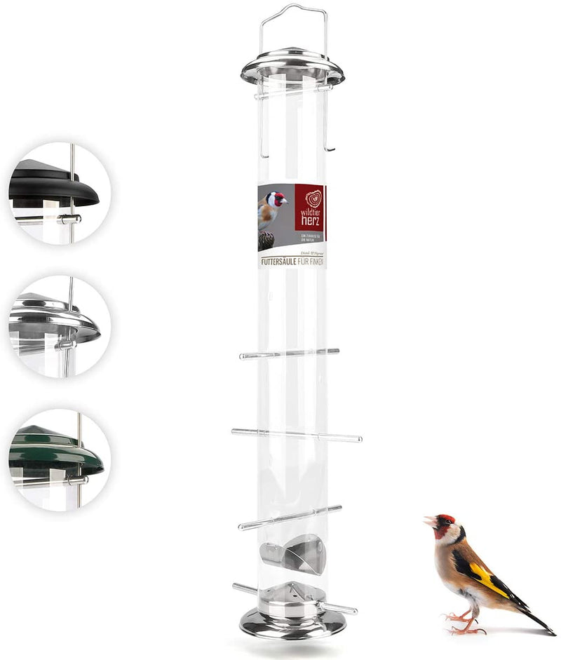 I 52cm feeding column Niger seeds for goldfinch siskin made of stainless steel