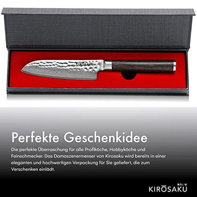 KIROSAKU SANTOKU DAMASK KNIFE