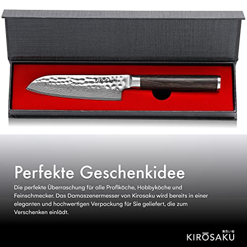 KIROSAKU SANTOKU DAMASK KNIFE