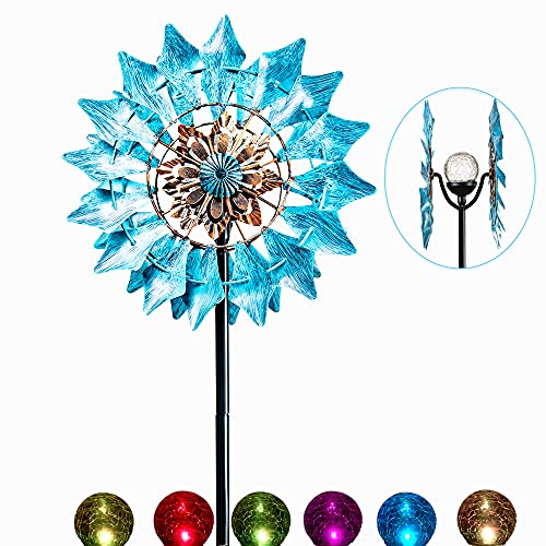 STEADYDOGGIE SOLAR WIND CHIME NEW AZUR