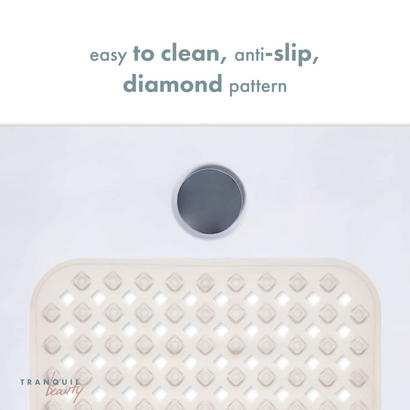 TRANQUILBEAUTY NON-SLIP BATH MAT | DIAMOND CUT