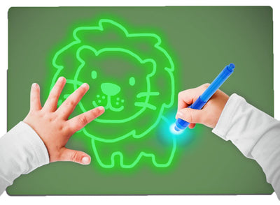 Funny Drawing Board Glows In The Dark With Light For Kids Coloring Board