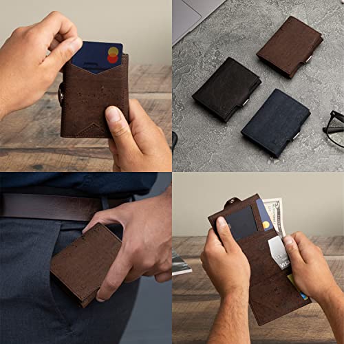 Slim Wallet Nextgen Leather I Small Wallet with Coin Compartment I Wallet with RFID