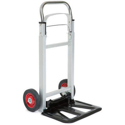 Foldable aluminum sack truck. Foldable transport truck for high loads