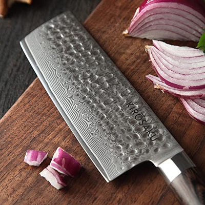 KIROSAKU PREMIUM NAKIRI KNIFE DAMASK