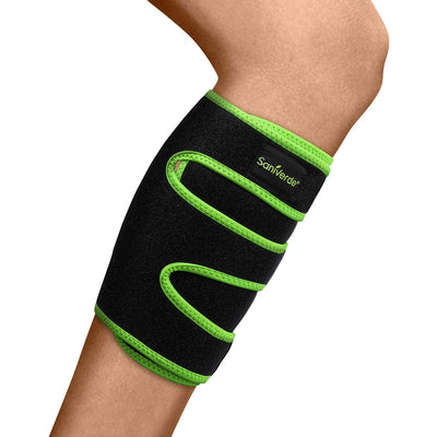 SANIVERDE ® CALF BANDAGE WITH VELCRO BANDAGE FOR WOMEN AND MEN - STABILITY THROUGH COMPRESSION