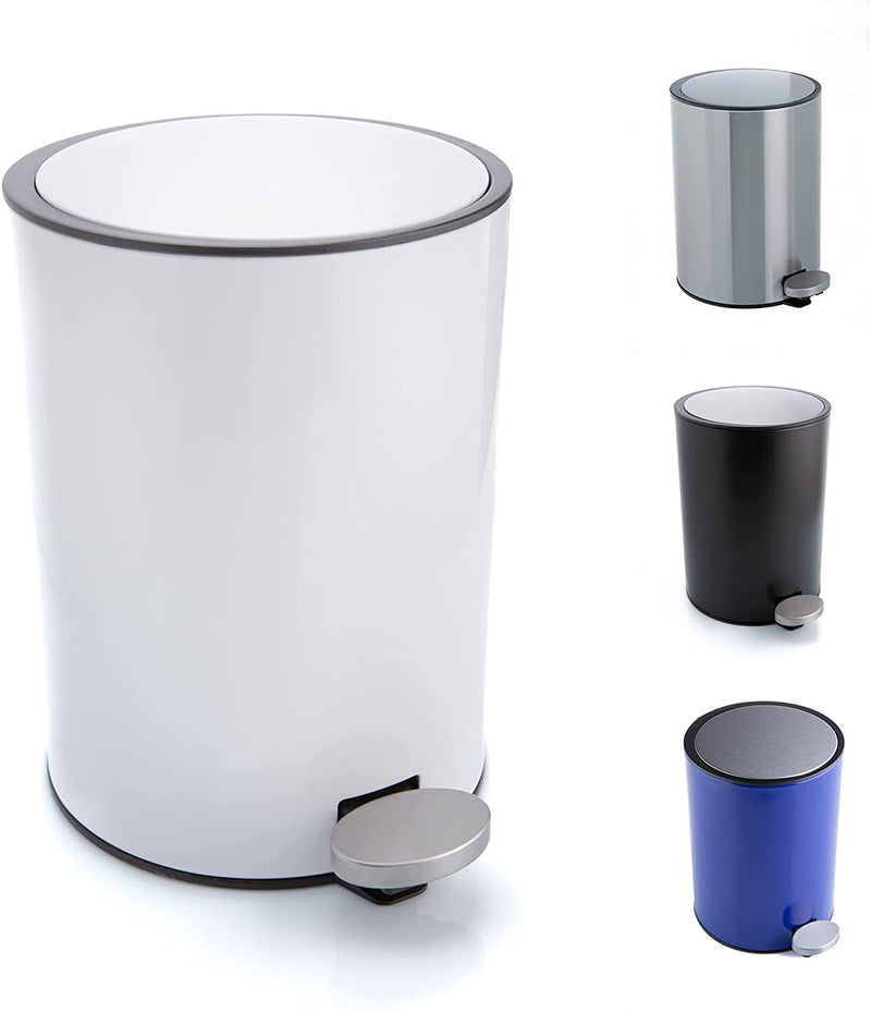 Cosmetic bin stainless steel 3l bathroom waste bin with soft close system