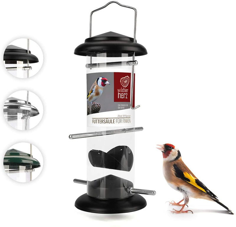 I 52cm feeding column Niger seeds for goldfinch siskin made of stainless steel