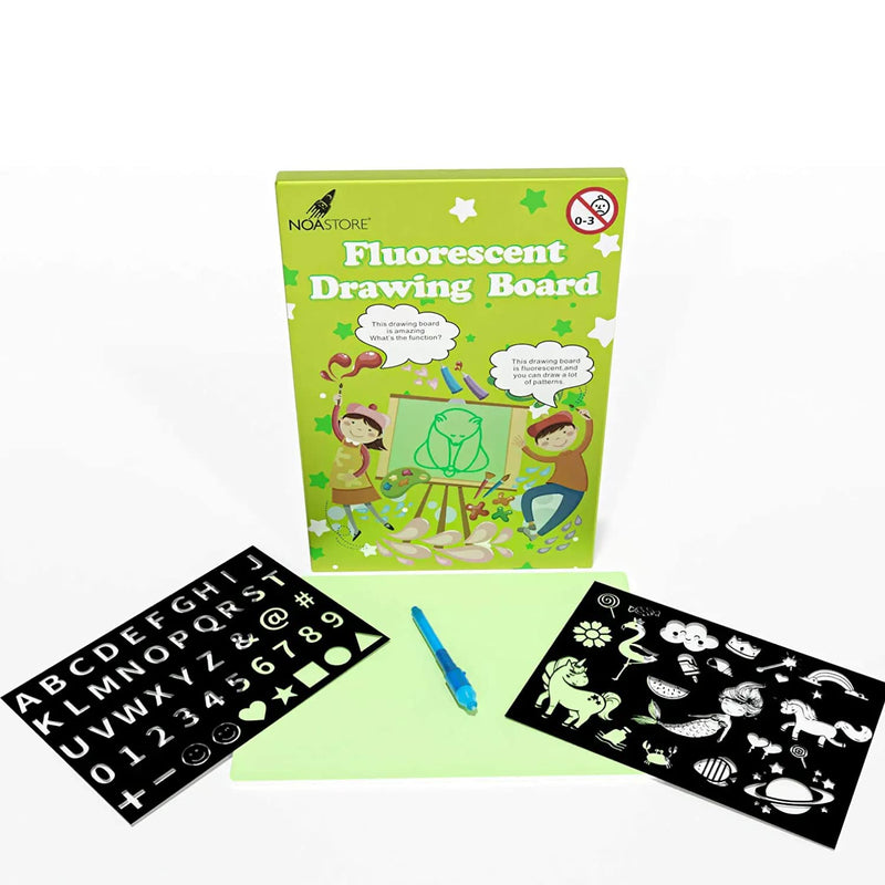 Funny Drawing Board Glows In The Dark With Light For Kids Coloring Board