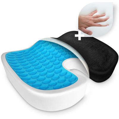 SANIVERDE ERGONOMIC SEAT CUSHION - ORTHOPEDIC FOR OFFICE CHAIR