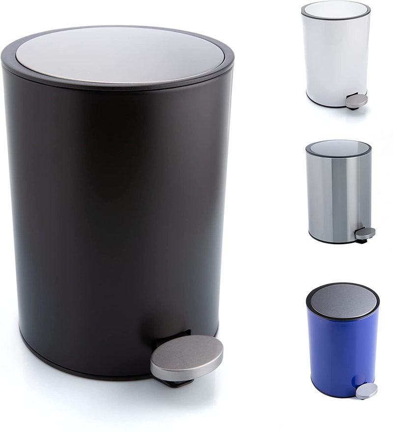 Cosmetic bin stainless steel 3l bathroom waste bin with soft close system