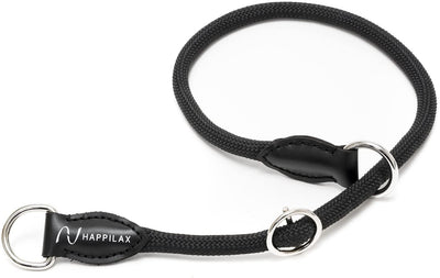 HAPPILAX DOG COLLAR MADE OF BRAIDED ROPE WITH ADJUSTABLE STOPPER