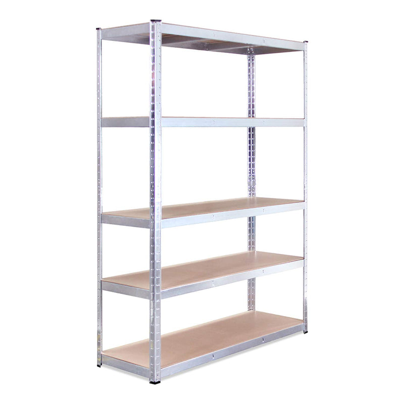 Grack heavy duty shelf 1 galvanized storage shelf 5 compartments for basement workshop