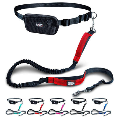 Premiumhands Free Dog Leash for Running Walking Running Hiking Adjustable