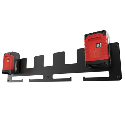 MEISTERGUT ® PREMIUM WALL MOUNT FOR EINHELL BATTERIES MADE OF SOLID STEEL [MADE IN GERMANY]