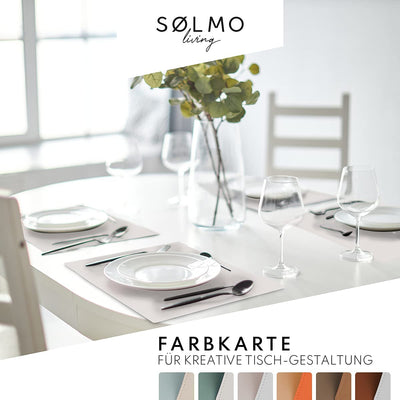 SÖLMO SØLMO I DESIGNER PLACEMAT MADE OF PU LEATHER