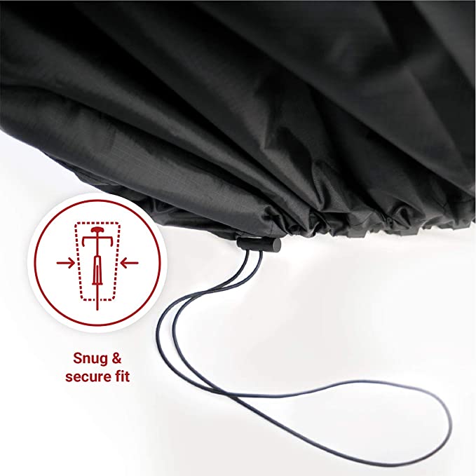 PRO BIKE TOOL LOCKABLE BICYCLE COVER XXL - PROTECTIVE COVER FOR ALL WEATHER CONDITIONS. TEAR-RESISTANT