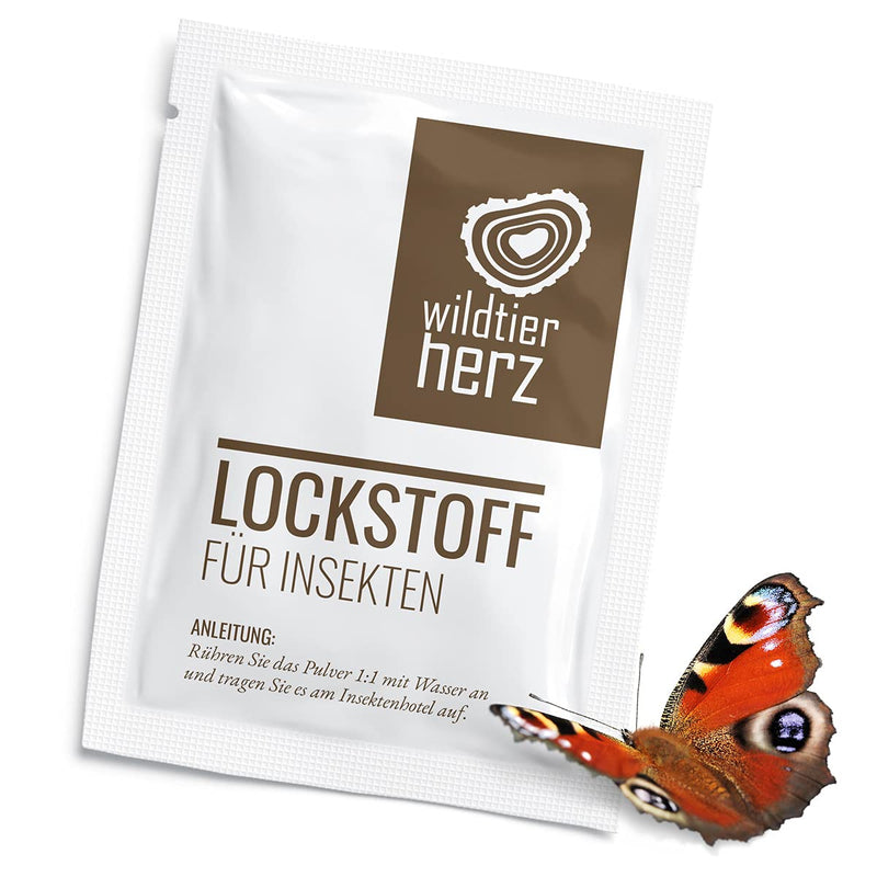 WILD ANIMAL HEART I ATTRACTANT FOR INSECTS FOR INSECT HOTEL - PREMIUM MIXTURE FOR WILD BEES