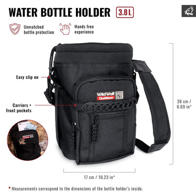 Bag for water bottle from Molle bottle holder backpack